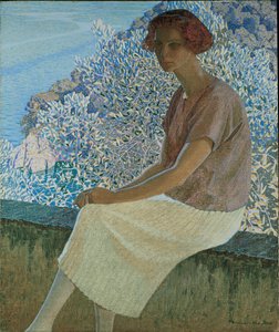 Argent rauhallinen. Alma Fidoran muotokuva, 1922. tekijältä Domenico Guerello