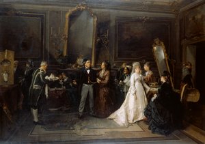 Avioliitto meni savuksi tekijältä Domenico Induno