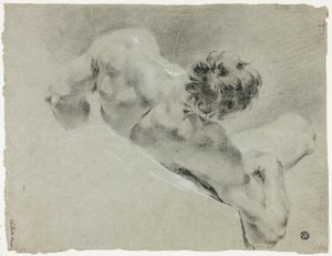 Mies alasti takaapäin tekijältä Domenico Maggiotto