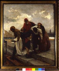 I Due Foscari, maalaus Domenico Morelli (1826 - 1901). tekijältä Domenico Morelli
