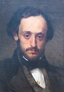 Pasquale Villari nuorena miehenä tekijältä Domenico Morelli