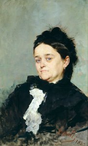 Virginia Villarin muotokuva, kirjoittanut Domenico Morelli tekijältä Domenico Morelli