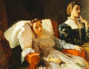 Torquato Tasso lukee Vapautettua Jerusalemia Eleonora d