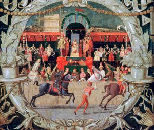 The Rape of the Sabines ennen signaalia, c1490