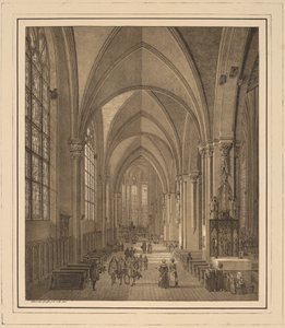 Näkymä Nürnbergin Pyhän Sebaldin kirkon sisäpihalle