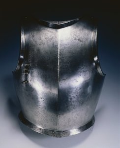 Goottilainen rintakilpi, jossa lansettituki, n. 1490-1500 tekijältä Domenico dei Barini