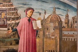 Dante Alighierin jumalallinen komedia tekijältä Domenico di Michelino
