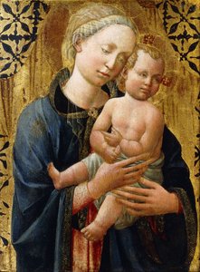 Madonna ja lapsi, tekijältä Domenico di Michelino