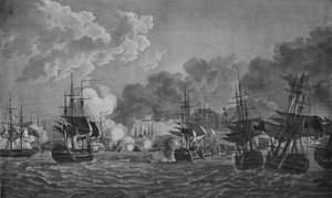 Nelson Kööpenhaminassa, 1801 tekijältä Dominic Serres