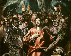Kristuksen riisuminen El expolio, vuosien 1581 ja 1685 välillä.