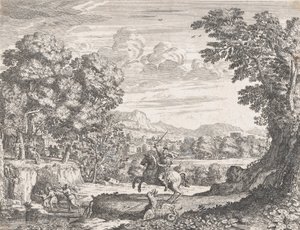 Bellerophon voitti chimeran, 1668. tekijältä Dominique Barriere