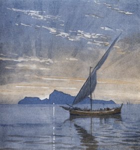 Capri merestä (väri litho)