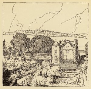 Cranborne Manor House (litografia)