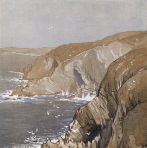Cornish Coast (väri litho) tekijältä Donald (after) Maxwell