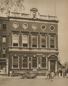 Koulu Leicester Squarella Hogarths Housen paikalla, vuodelta 1935. tekijältä Donald McLeish