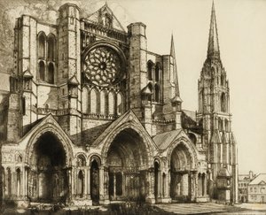 Chartres, Pohjoinen portaali tekijältä Donald Shaw MacLaughlan
