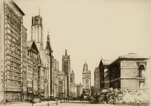 Chicago, Michigan Avenue ei. 1 tekijältä Donald Shaw MacLaughlan