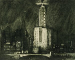 Chicago, Wacker Drive tekijältä Donald Shaw MacLaughlan
