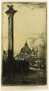Leijonapylväs, Venetsia tekijältä Donald Shaw MacLaughlan