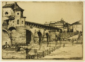 Ponte Ticino, Pavia tekijältä Donald Shaw MacLaughlan
