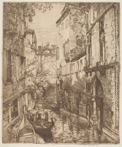 Rio delle Verona, Venetsia tekijältä Donald Shaw MacLaughlan