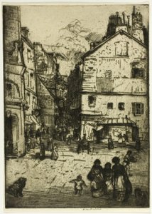 Rue Mouffetard, Pariisi tekijältä Donald Shaw MacLaughlan