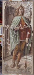 Mies ja nuija, n. 1486 (irrotettu fresko kankaalle)
