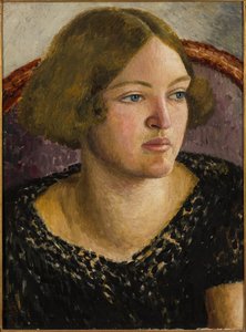 Catherine Carringtonin muotokuva, n. 1926 (öljy kankaalle)
