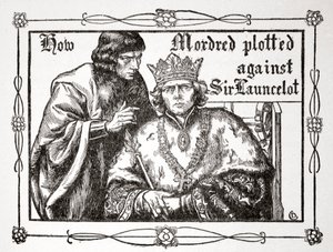 "Kuinka Mordred juoni Sir Launcelotia vastaan", 1905.