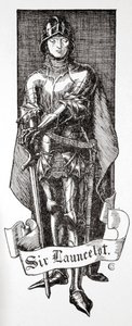 "Sir Launcelot", 1905. tekijältä Dora Curtis