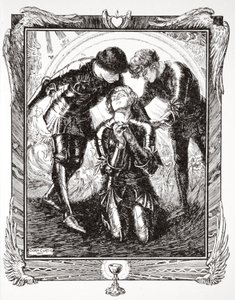 "Sitten he menivät Sir Galahadin luo", 1905. tekijältä Dora Curtis