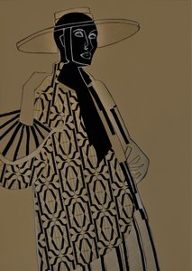 Art Deco -tyylinen muotinaisen tekijältä Doris Schmitz