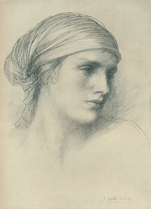 Study of a Head, 1916 tekijältä Dorothea Landau