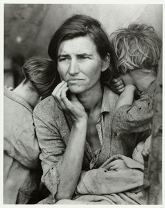 Portret van Florence Owens Thompson Siirtoäiti, 1936 (alkuperäinen nimi)