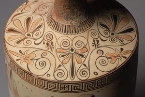 Atalanta Lekythos (hautajaisöljykannu), 500-490 eaa.