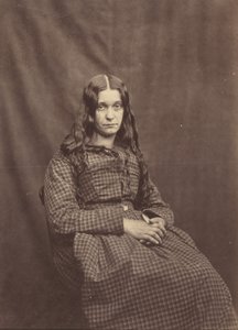 Nainen, Surrey County Asylum, n. 1855. tekijältä Dr Hugh Welch Diamond