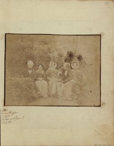 Sir David Brewster ja neiti Mary Playfair, Lady Brewster, herra Pakenham Edgeworth ja neiti Brewster.