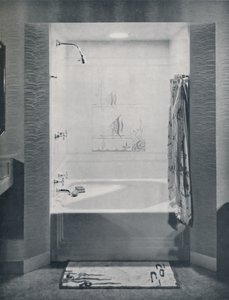 Uusi nelijalkainen Neo-Angle Bath, 1935 tekijältä Drix Duryea