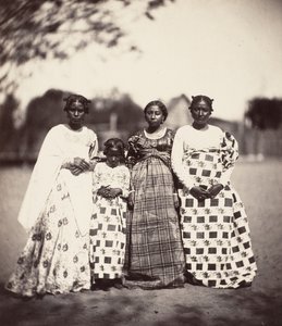 Betsimisarakan naiset, Madagaskar, 1863.