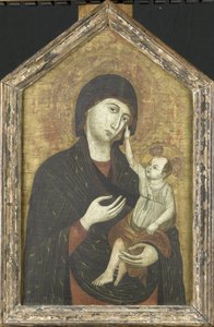 Maria lapsen kanssa tekijältä Duccio di Buoninsigna (copy after)