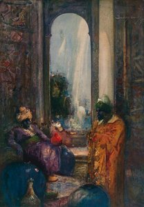 "Vision of the East - Stage V", vuodelta 1920 tekijältä Dudley Hardy