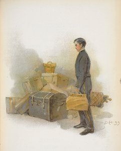Rautatieportteri. tekijältä Dudley Hardy