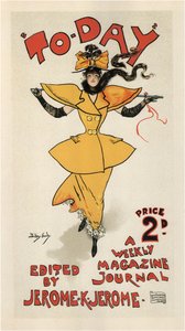 Journal To-Day, toimittanut Jerome K. Jerome Poster, 1895