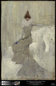 Sarah Bernhardt, 1889 tekijältä Dudley Hardy