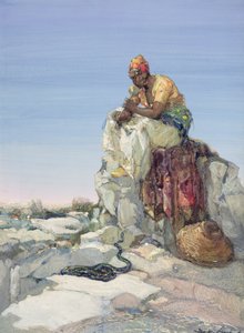 Snake Charmer, 1900 tekijältä Dudley Hardy