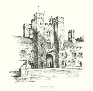 Knole House (litografia) tekijältä Duncan Moul