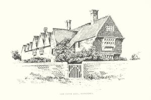 Old Cloth Hall, Biddenden (litografia) tekijältä Duncan Moul