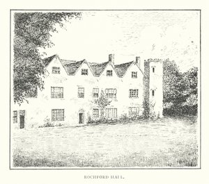 Rochford Hall (litografia) tekijältä Duncan Moul