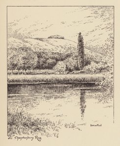Sussex: Chanctonbury Ring (litografia). tekijältä Duncan Moul