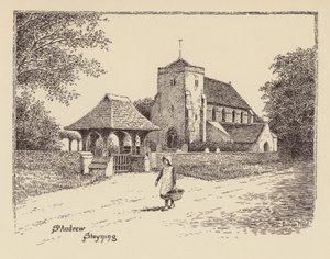 Sussex: Andrew, Steyning (litografia). tekijältä Duncan Moul